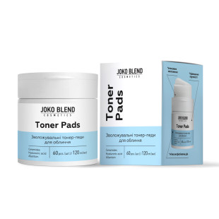 Увлажняющие тонер-педы для лица с керамидами и гиалуроновой кислотой Joko Blend 60 шт.